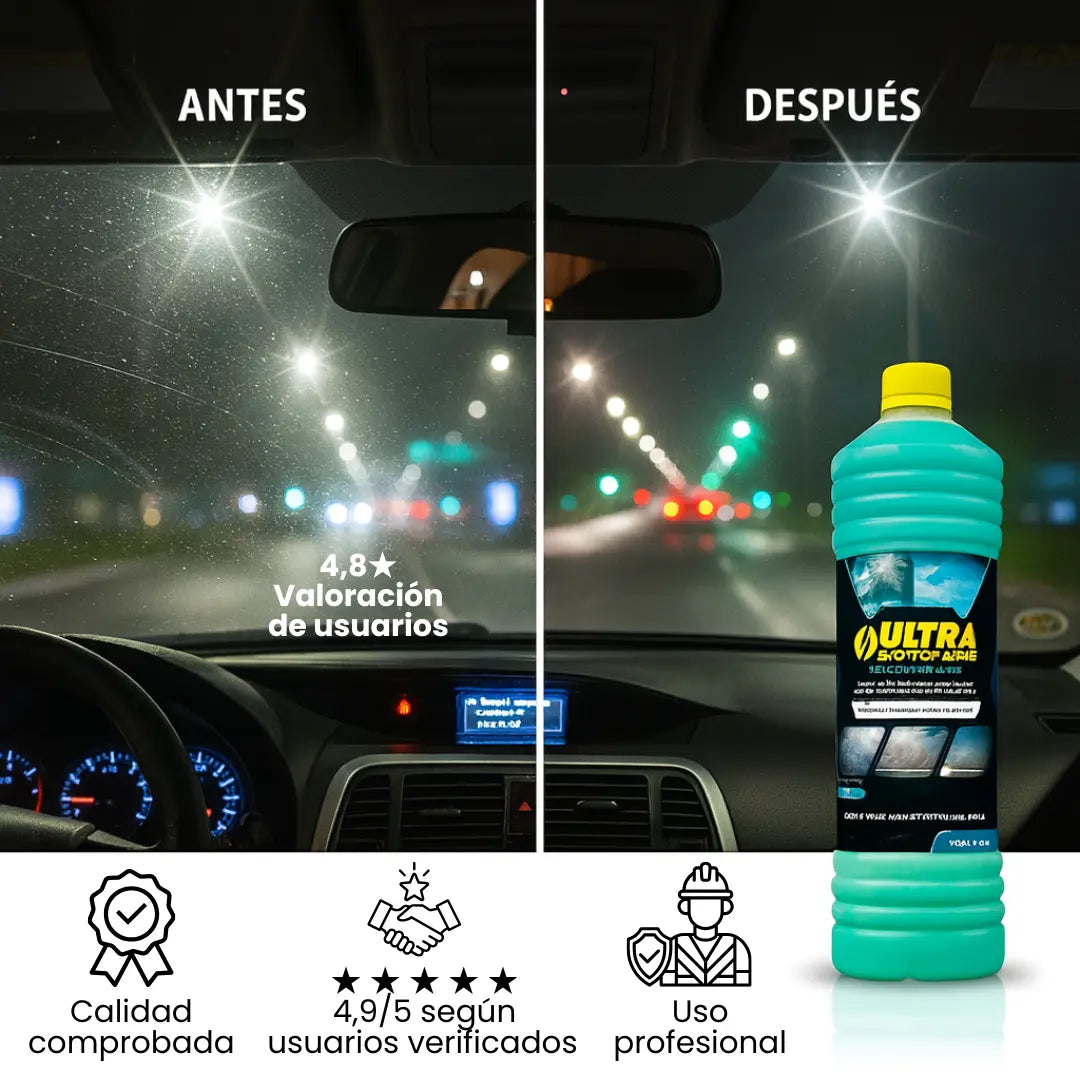 Ultra SpotCleaner™ | Limpiavidrios Concentrado para Autos